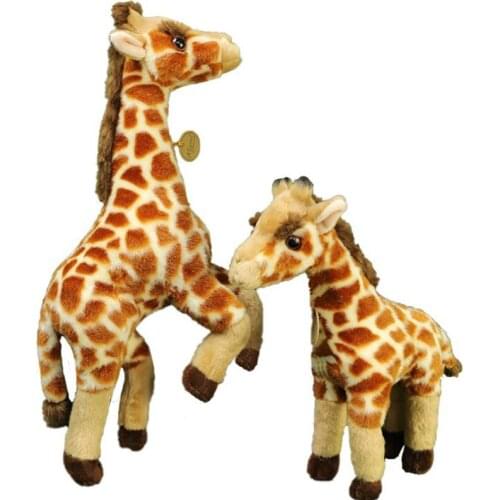 Zoo simulation giraffe children plush toy cute animals kids stuffed toy birthday gift