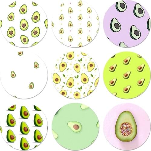 Colorful avocado Icons Pins Badge Decoration Brooches Metal Badges For Clothes Backpack Decoration