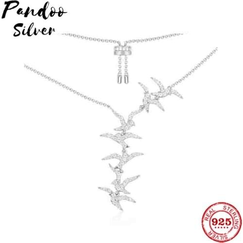 Fashion Charm Copy 1:1 Copy, Adjustable Les Hirondelles Swallow Necklace Women 2021 Jewelry Gift With Logo