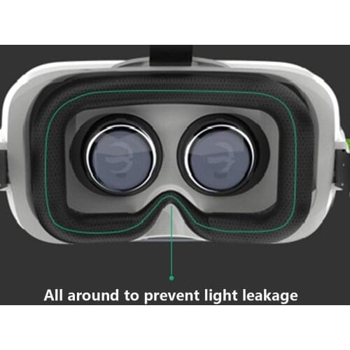 Virtual Reality Glasses Z4 ABS PC 120 Degree Angle Of View Immersive Sound Effects Compatible With Smartphones