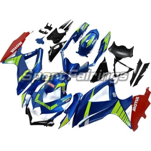 Full Fairing Kit For Suzuki GSXR600 GSX-R750 GSXR750 K8 2008 2009 2010 ABS Plastic Injection Motorcycle Bodywork Blue Red Green