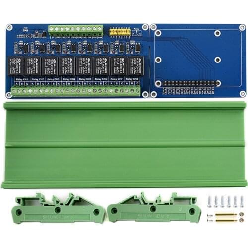 Raspberry Pi Expansion Board 8 Channel Relay Board Module for Raspberry Pi 4/3B+/3B Onboard LED RPi Relay Board (B)