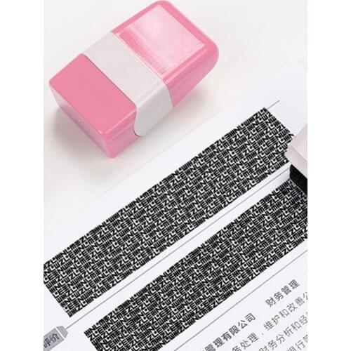 Roller Type Garbled Seal Anti-counterfeiting And Anti-theft Protection Seal Personal Information Graffiti Shielding Seal