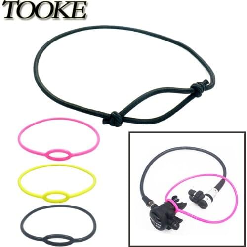 Scuba Dive Diving Silicone Regulator Necklace Holder Flexible Mouthpiece Regulator Necklace Ring Octopus Holder Tech Diving