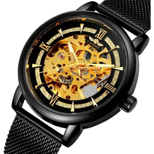 STRYVE Mens Gold Watch