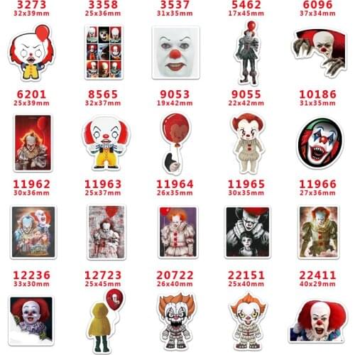 DIY Craft Supplies Halloween character printed flat back planar resins 30 pieces PR3273