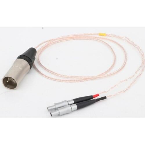 Preffair Compatible Audio Upgrade Cable Replacement for HD800/HD800S Headphone, (4-Pin XLR Male Plug) Replacement Upgrade Cable