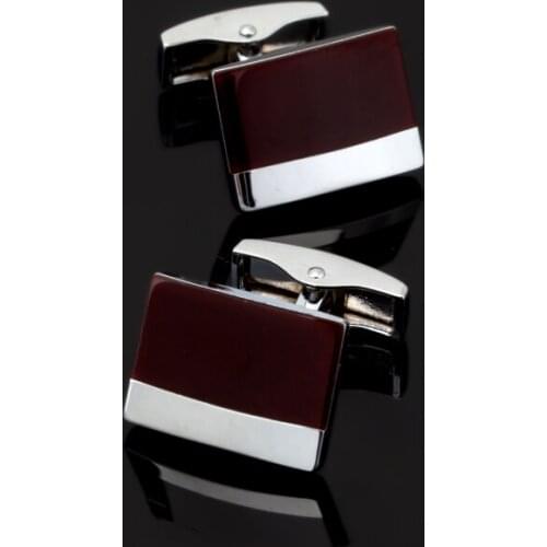 XK523 Mens shirts Cufflinks red box Cufflinks minimalist style 3 double sale free shipping