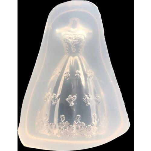 Mirror Crystal Dropping Mould Pengpeng Skirt DIY Mobile Phone Shell Patch Jewelry Accessories Tool 16608