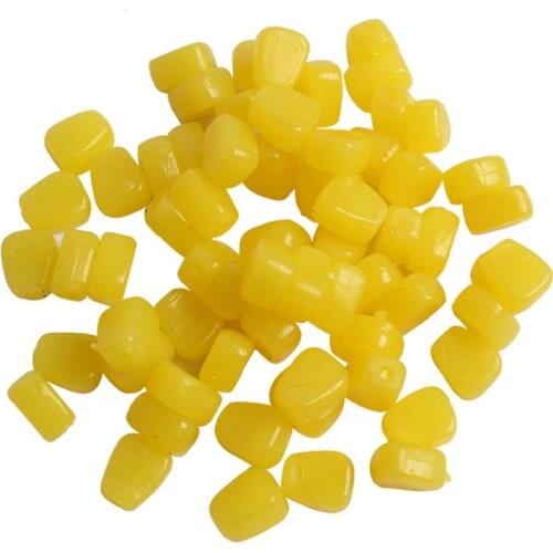 10pcs Per Pack Corn Fake Bait Great Fishing Tools Carp Yellow Soft Lure Fishing Isca Artificial Mepps Popper Crankbait 1cm