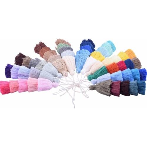 12 Colors For Your Chosing--KONMAY 10pcs 4.8''(12.0cm) 5 Layers Craft Jewelry Layered Tassels with Hang Loop