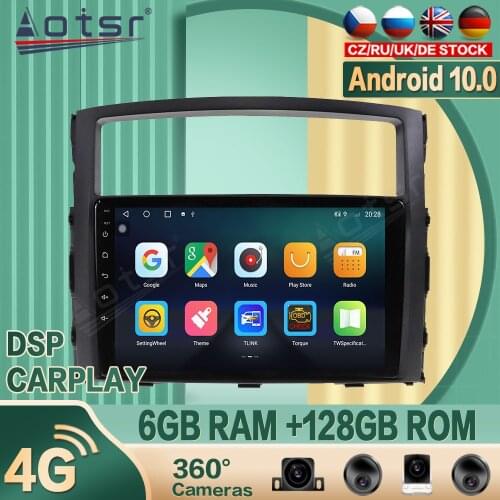 For Mitsuishi Pajero 2006+ Android Car radio Player GPS Navigation 360 camera Auto Stereo Multimedia Video Headunit DSP carplay