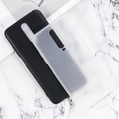 Case For Xiaomi Redmi K30 5G Case Capa Soft TPU Phone Back Cover For Xiaomi Poco X2 Coque Matte Silicone Protector Shell Cover