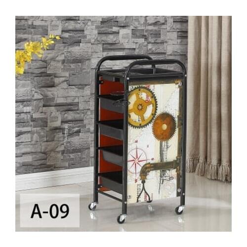 Hair car beauty stroller hair salon press dyeing tool car hair .salon trolley bar car new European style