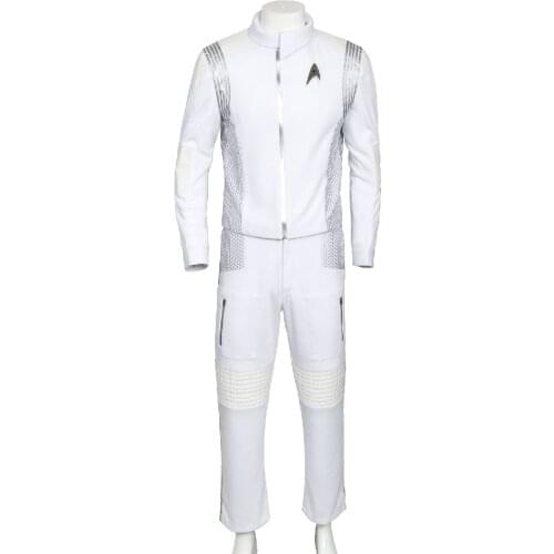 Star Costume Trek Medical Officer Cosplay Suit for Adult Men Jacket Pants Dr. Hugh Culber Discovery Uniform Cosplay Costumes
