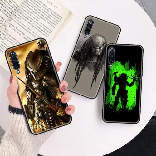 Phone Case Soft Black TPU Back Shell Depredador Alien Cover For Xiaomi Redmi Note 6 7 8 9 6A 7A 8A 9A Pro 8T 9T 9S 9Promax S2 GO
