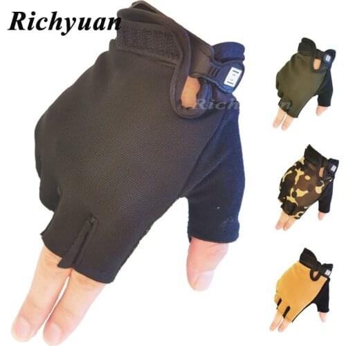 New Style Army Tactical Gloves For Men Sports Mittens Half finger Bicycle Fitness Military Gloves For Women Child