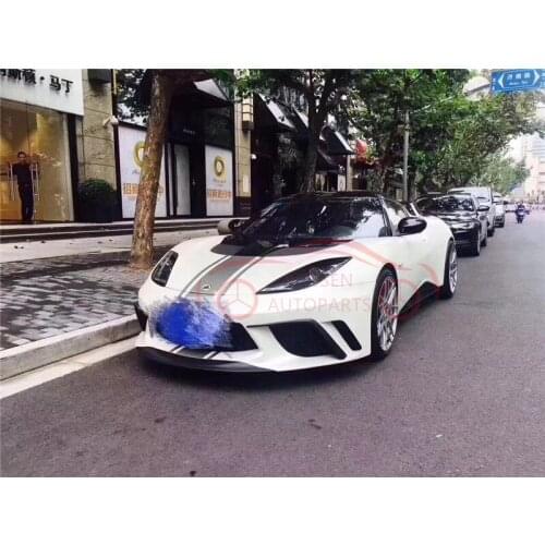 FOR Lotus evora UPGRADE front and rear bar BUMPER side skirt tail fins body kit accessories
