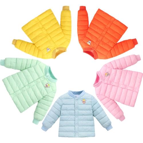 Autumn Baby Boys Girls Clothes Winter Coat Toddler Clothes New Childrens cotton Jackets Kids Parkas Infant Coat 12M-6Y
