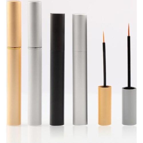 Wholesale 5ml Empty Eyeliner Bottles Aluminum Eyelash Glue Tube Containers Eyelash Growth Liquid Bottles Eyeliner Bottles