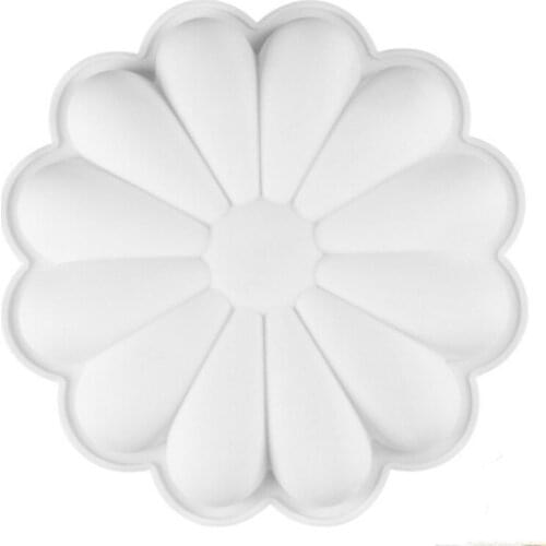 Silicone Flower Cake Mold Non Stick Silicone Baking Mold Perfect For Mousse Dessert, Jello, Chocolate(Random Color)