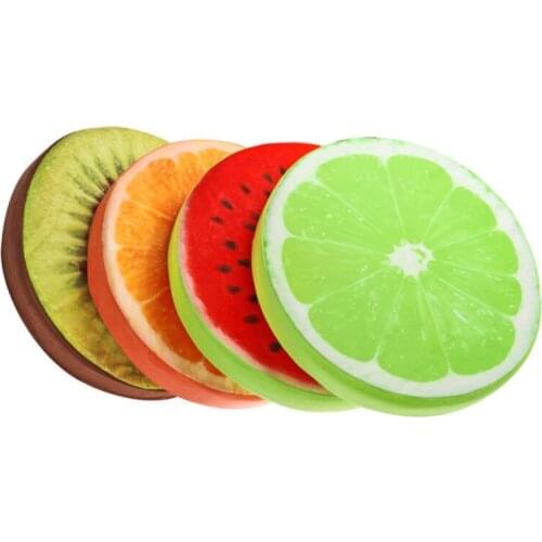 Cute Fruit Cushion Plush Toys Watermelon Orange Office Sofa Cushion Home Textile Washable Pillow Throw Cushion
