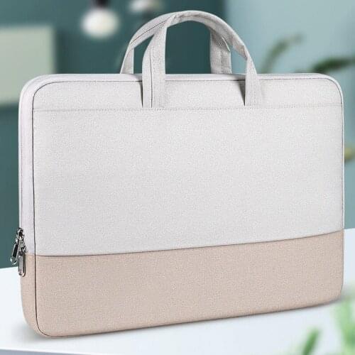 For Macbook 13 14 15 inch Handle Computer Laptop Bag Portable Waterproof Polyester Briefcase Handbag