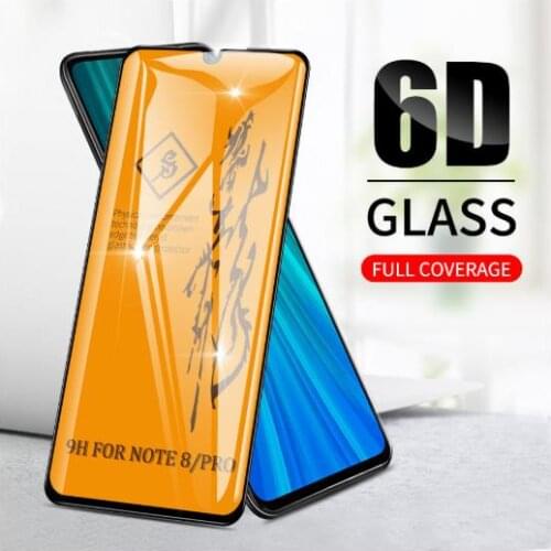 10pcs 6D Xiaomi Redmi 9 9A POCO X2 MI 10 LITE Tempered Glass Screen Protector For XIAOMI POCO F2 PRO Pocophone F1 Tempered Glass