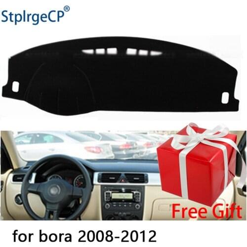 For Volkswagen Bora 2008 2009 2010-2012 dashboard mat Protective pad Shade Cushion Pad interior sticker car styling accessories