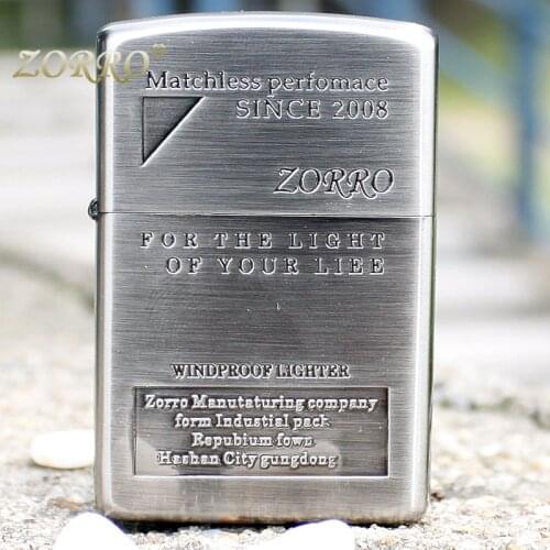 Zorro Z8086C premium kerosene lighter with thick pure copper case