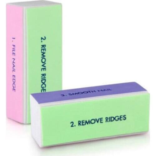4 Ways 1Pcs Nail Art Shiner Buffer Buffing Sanding Files Block Pedicure Manicure Care Nail Art Buffer