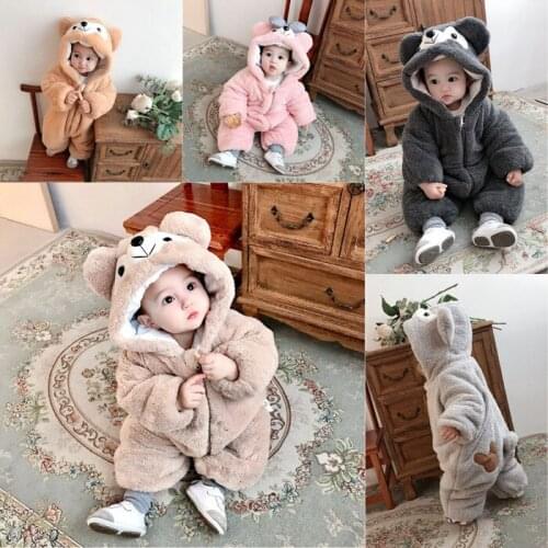 2020 Baby Clothing Boy Girls Clothes Cotton Newborn Toddler Rompers Cute Infant New Born Winter Clothing
