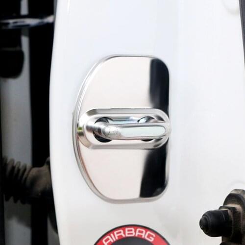 4pcs/set Car Door lock waterproof Protector Cover for Renault Latitude LAGUNA Captur Talisman Scenic Fluence Megane R.S./SMART