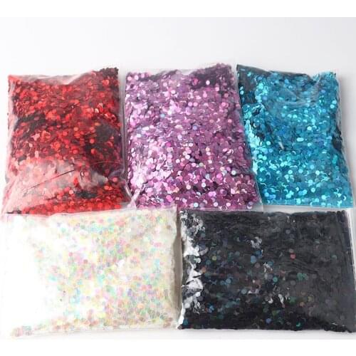 50g Holographic Round Sequins Exquisite Glitter Ultra-thin Nail Polish Chameleon Piece Autumn Designer Nail Decoration 3mm