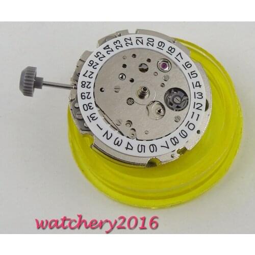 21 jewels miyota 821A hack second date window automatic mechanical movement