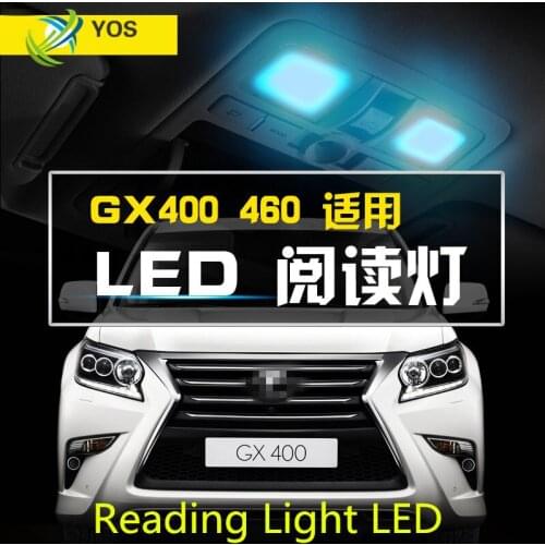 Car Reading Light LED 12V 6000K 9W Ceiling Light Indoor Interior Door Light Refit For Lexus GX400 460 2011-2017