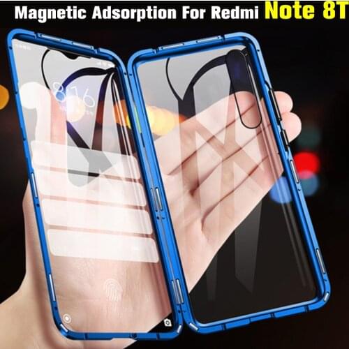 Case on for Xiaomi Redmi Note 8T cases flip magnetic adsorption phone cover xiomi readmi not 8 t t8 note8 bumper coque fundas
