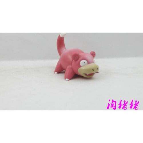 TOMY Pokemon Action Figure Authentic Anime Ornaments Medium MC Slowpoke Rare Out-of-print Model Toys