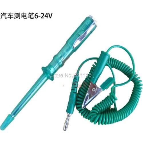 Electric Test Pencil, Test Pen, 6-12-24V, Test Pencil, Professional Spring Line, Universal, Free Shipping Car Maintenance Tool