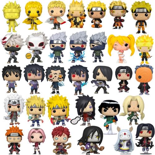 New Japanese Anime Figure Ninja Village Collection Vinyl Action Figure Toys Room Decoration Animation Series Child Gifts