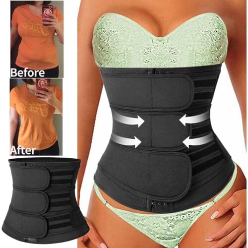 Waist Trainer Corset Women Waist Cincher Trimmer Slimming Body Shaper Belt Sport Girdle Belt Modeling Strap Faja Shapewear