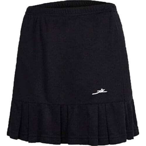 Summer Women Sports Skirt Ladies Sports Skirt Solid Color Package Hip Sexy Pantskirt Anti-light Net Feather Training Skirt