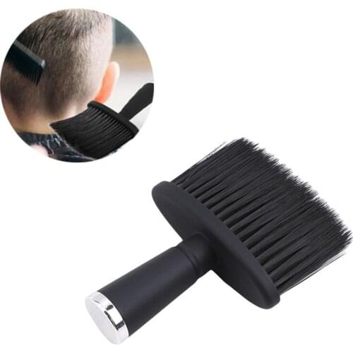 Professional Soft Black Neck Face Duster Brushes Barber Hair Clean Hairbrush Beard Brush Salon Cutting Hairdressing Styling Tool