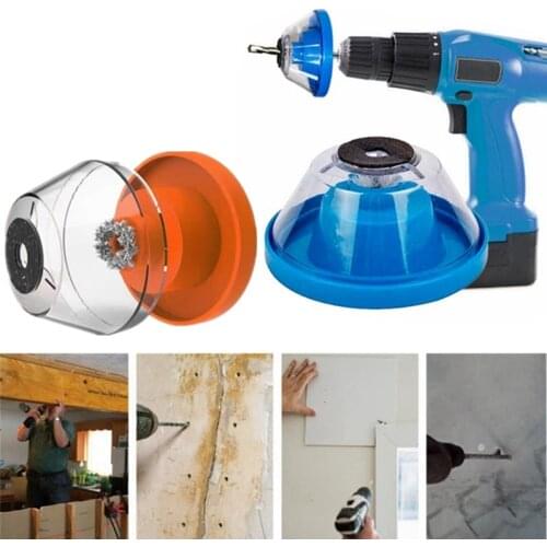1pcs Electric Drill Dust Cover Two Colors Bowl Shaped Non-slip Dust-proof Collector Resuable Household Home Power Tool Accessory