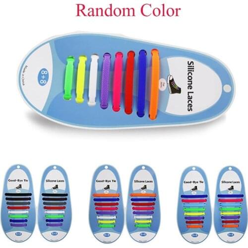 ASHIOFU New V-tie No Tie Shoelaces Elastic Lazy Shoe Laces For Sneakers Athletic Silicone Tieless Laces Creative Lazy Easy-laces