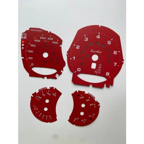 Speedo Dash Instrument Gauge Face For Porsche911 Carrera 991/Cayenne 958/Panamera 970 Turbo Cluster Overlay 350KM/H