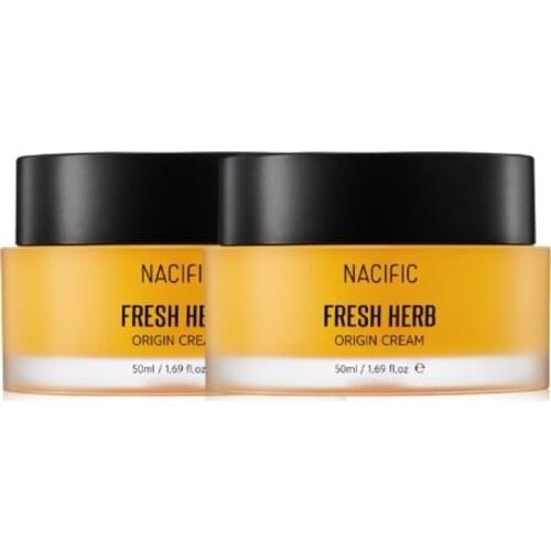 [1+1] Facial Cream - Fresh Herb Origin Cream, Nacific, Skin care, Korea cosmetic, Moisture, Whitening, Anti-wrinkle, Serum