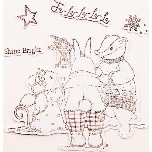 10.5x14.5cm Easter wish Transparent Clear Stamps Silicone Seals Roller Stamp DIY scrapbooking photo album/Card Making