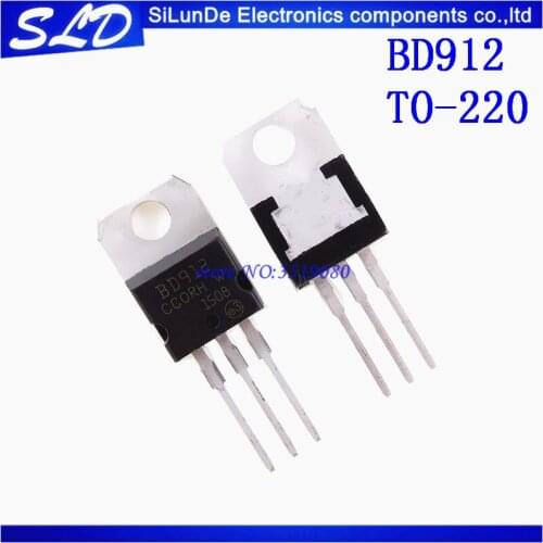 10pcs/lot BD912 100V / 15A TO-220 TO220 Darlington transistor new original