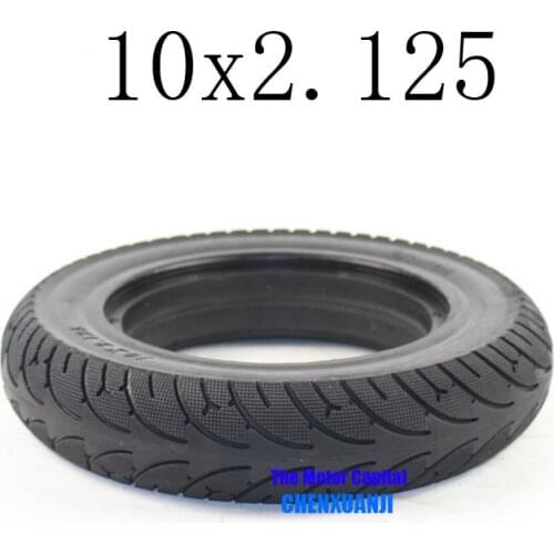 Free Shipping Good 10x2.125 Tubeless Wheel Tyres Solid Tyre Inflation Fit for Electric Scooter Accessory Electric Scooter Tires